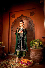 Emeraled green outfit