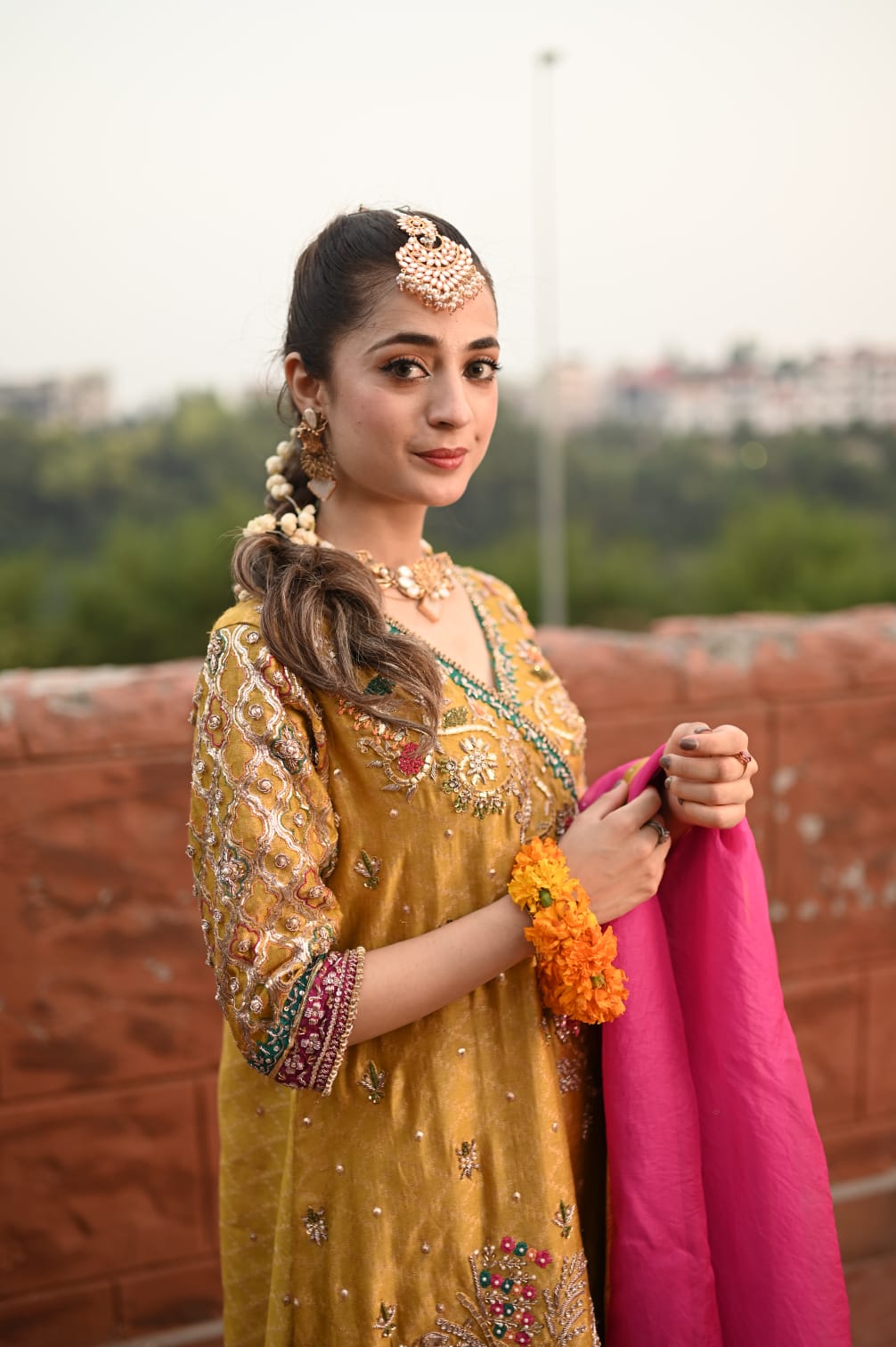 MUSTARD YELLOW ANGARKHA