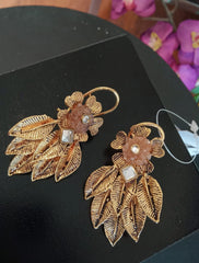 GOLD LEAF EARRINGS