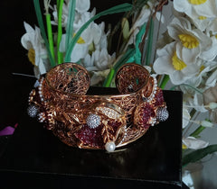 MAROON & GOLD BANGLE