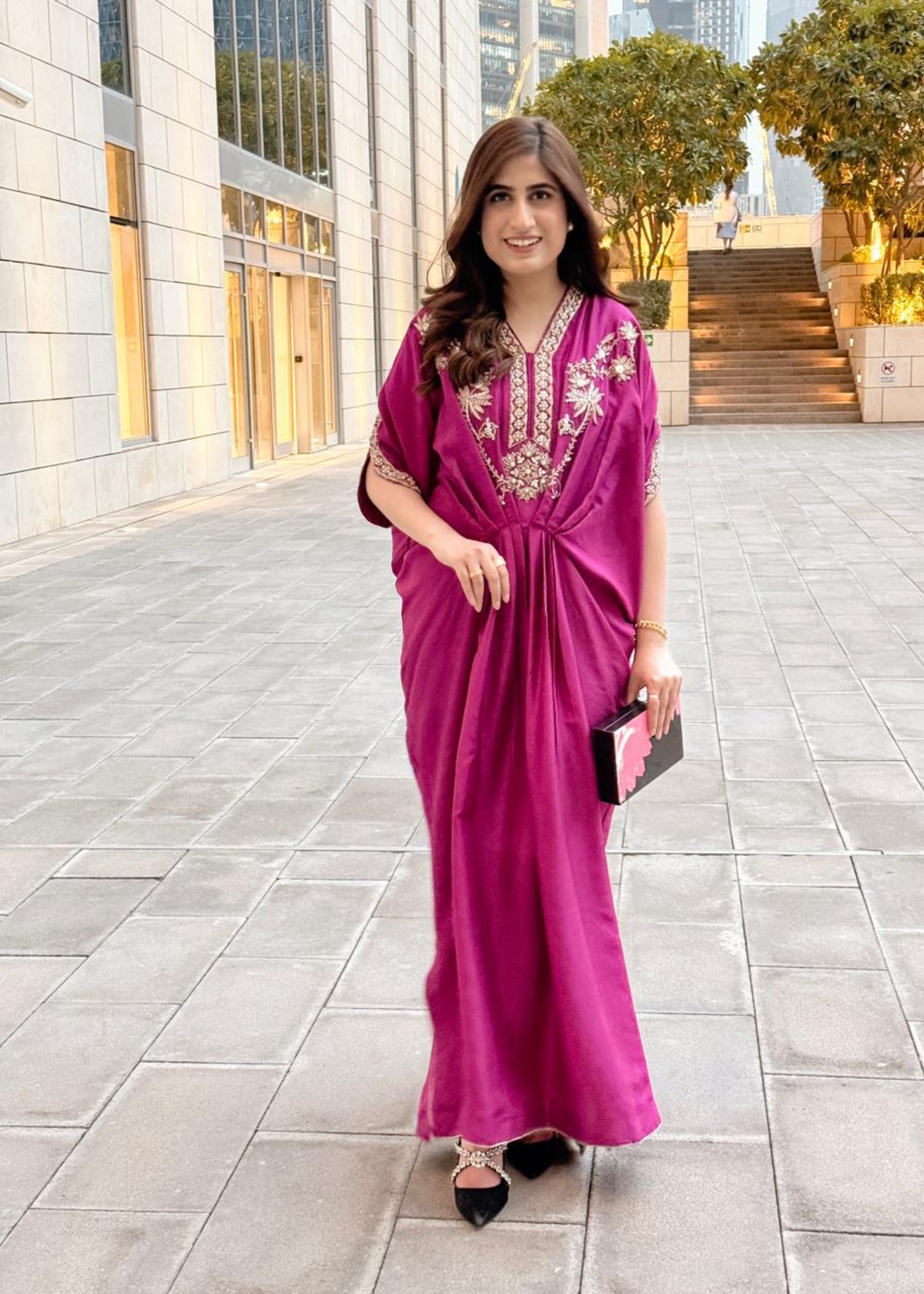 Magenta Kaftan