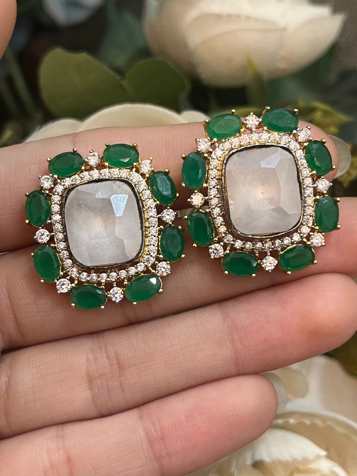 Sterling Silver Studded