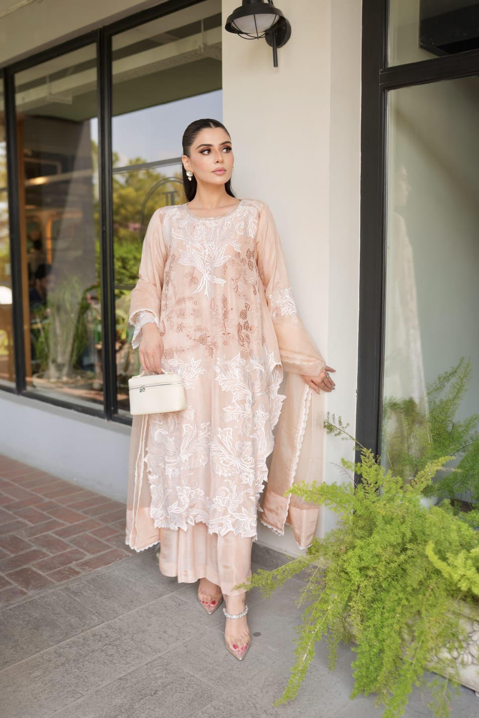 Peach Long Outfit