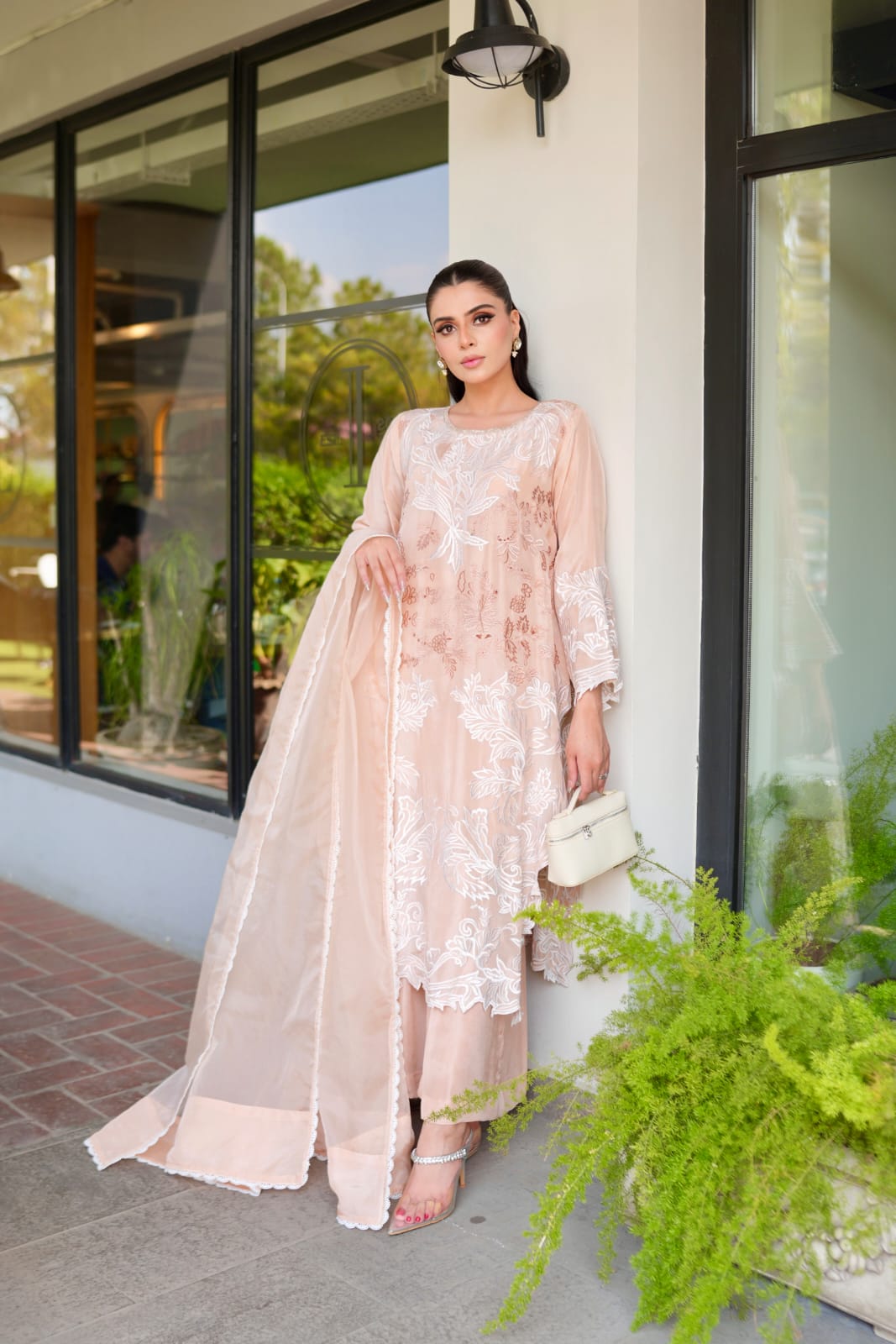 Peach Long Outfit