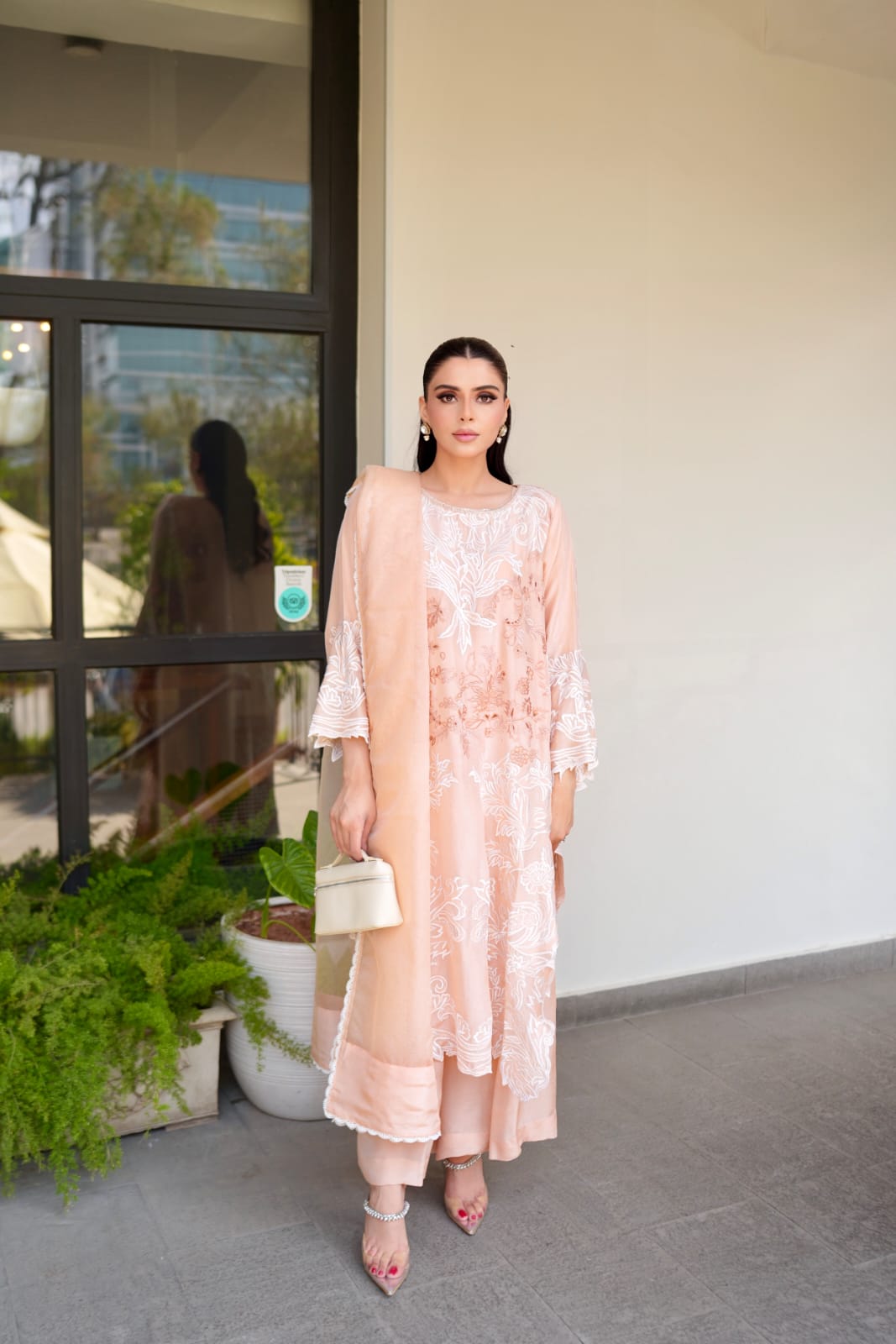 Peach Long Outfit