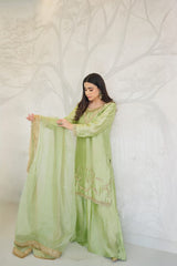 MINT GREEN SHARARA