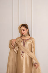 Ivory pure tissue silk