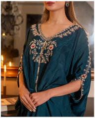 Teal kaftan