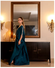 Teal kaftan