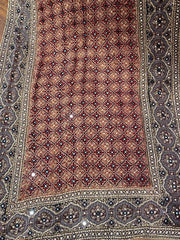 Ajrak silk shawl