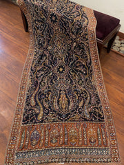 Black paisley shawl