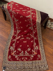 maroon shawl