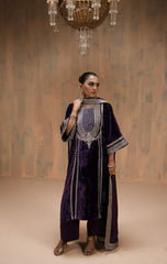 Pure purple velvet