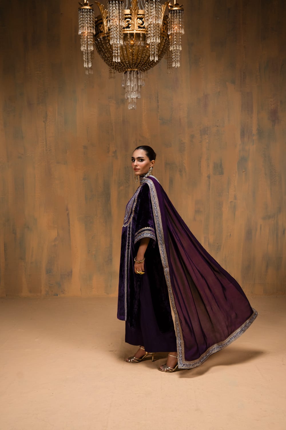 Pure purple velvet