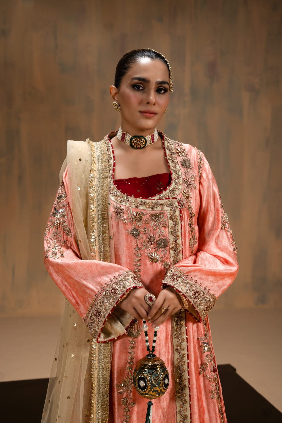 Peach angrakha