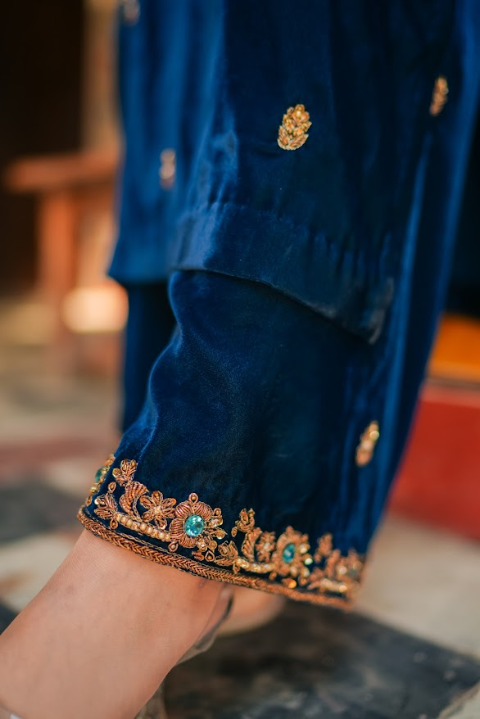 Zinc Velvet Suit-Formals