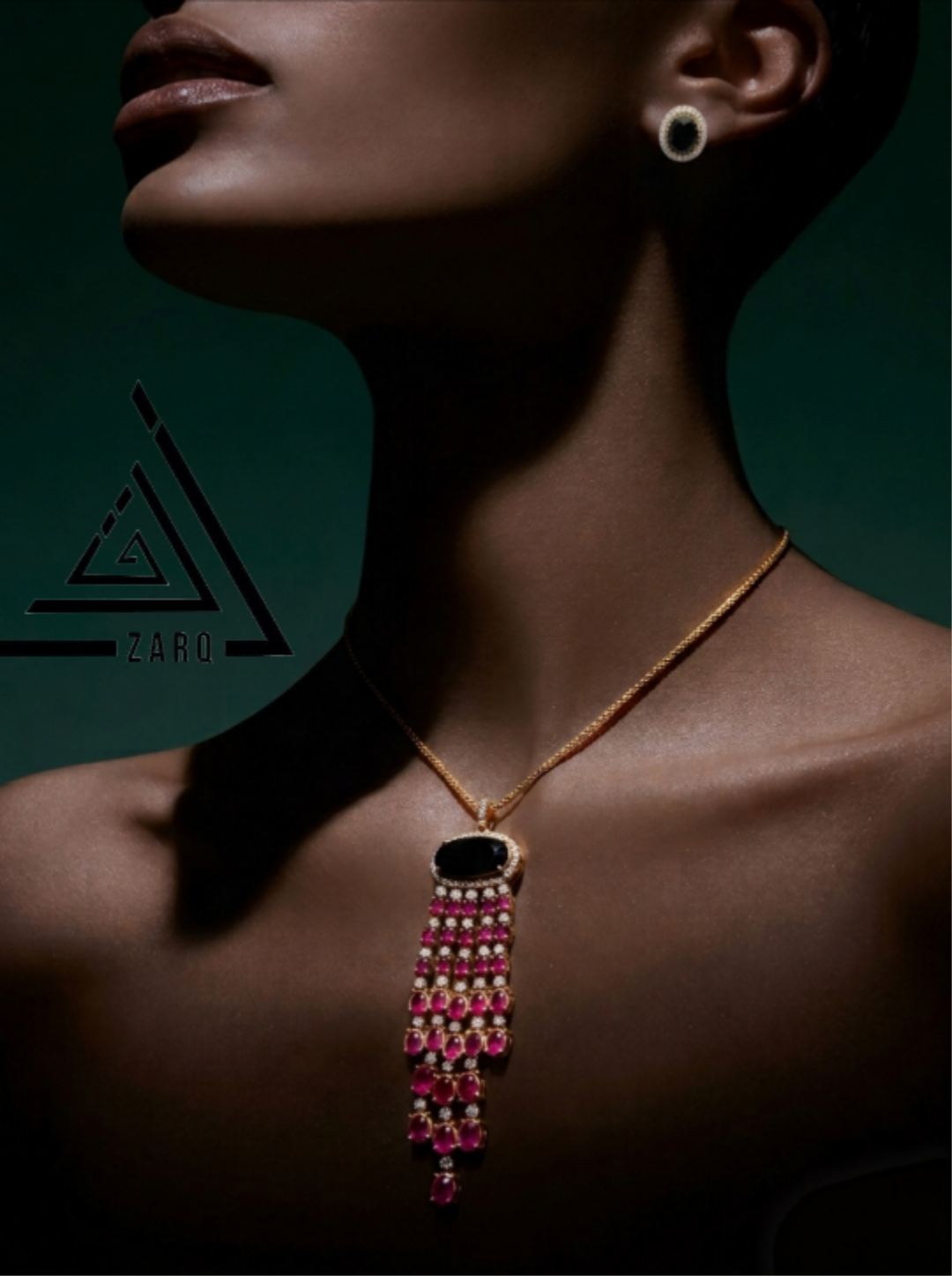 zarq green jade and zircon