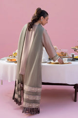 Sanaz – Gold Shisha Silk Farshi Shalwar Suit | Muntaha By Shanzay Fahad